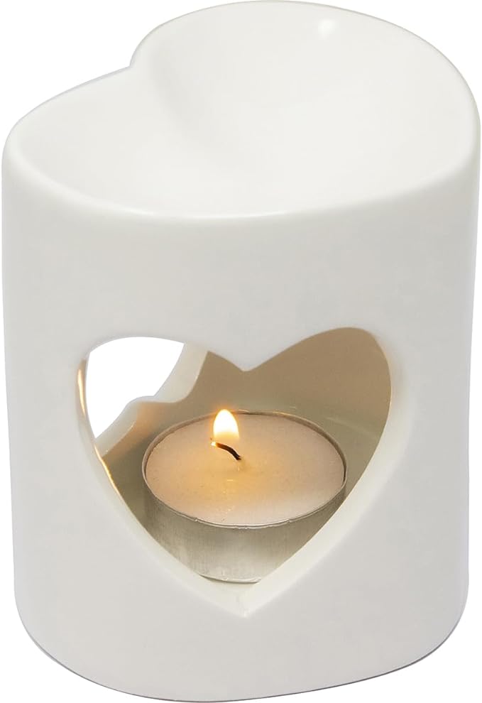 Love Heart Shaped Cut out Wax Burner