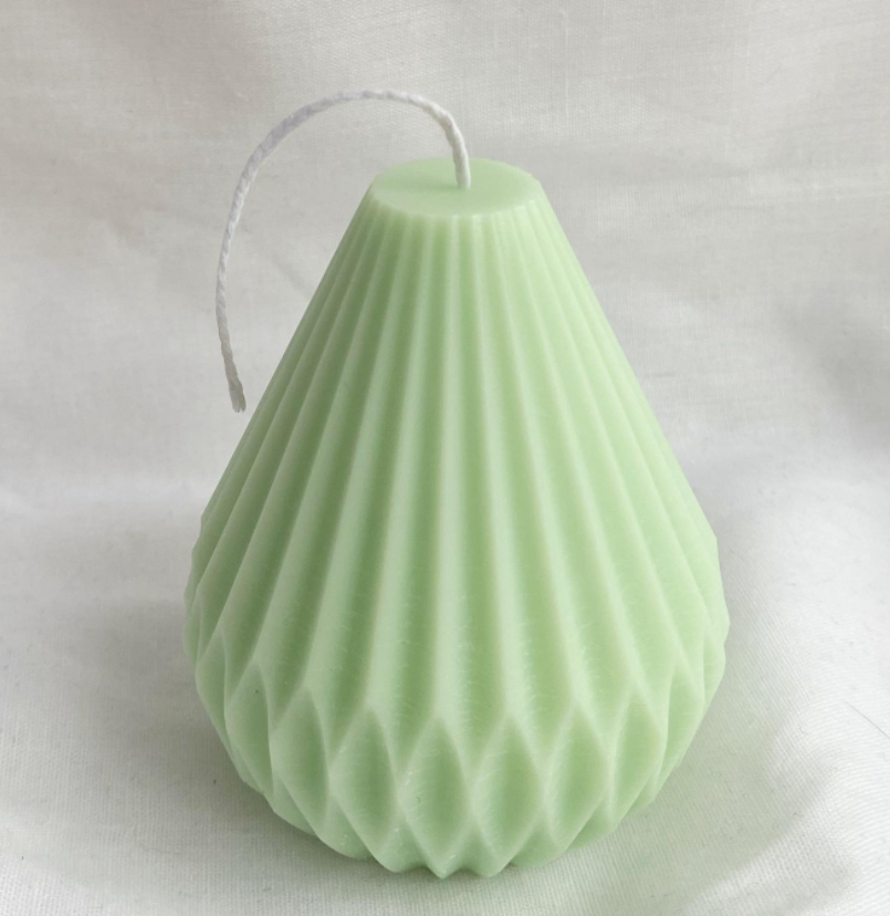 Geo Pear Candle