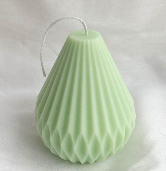 Geo Pear Candle