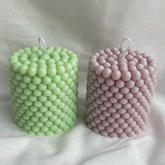 Bubble Cylinder Candle