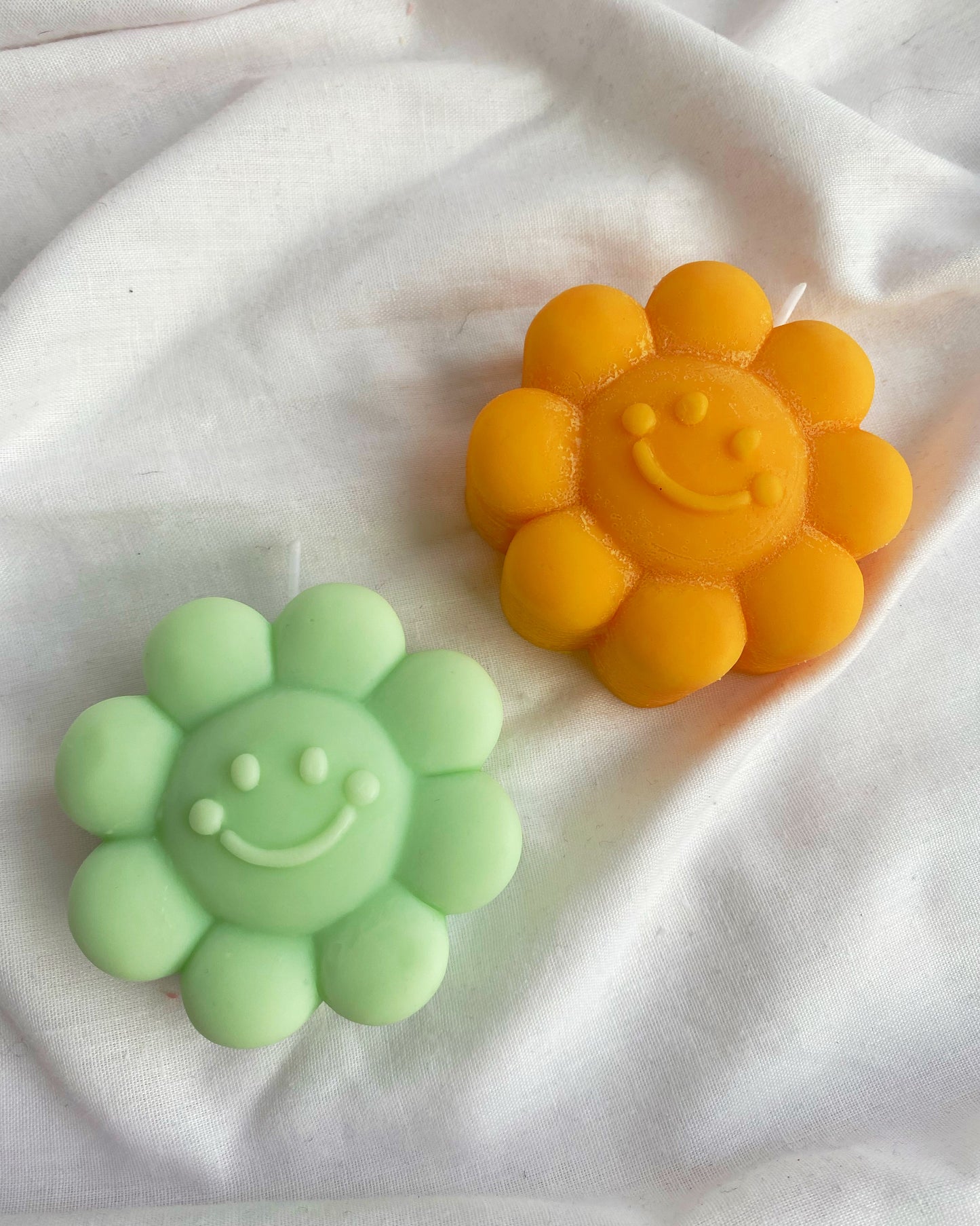 Flower Face Candle