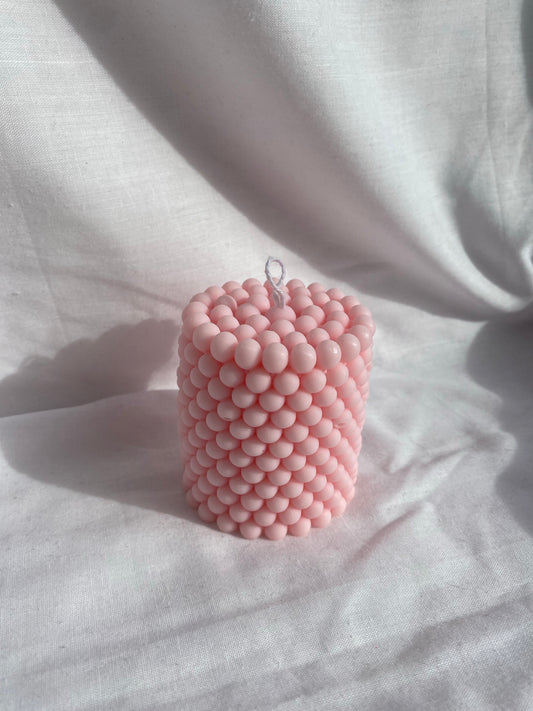 Bubble Cylinder Candle