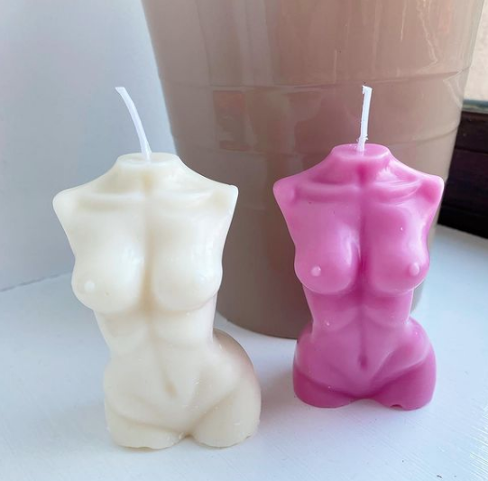 Lady Torso Candle 1